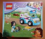 Lego Friends 41086 dierenambulance, Ophalen of Verzenden, Zo goed als nieuw, Complete set, Lego
