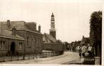 Oldeboorn - Kerktoren - Straatzicht, Verzamelen, Ophalen of Verzenden, 1920 tot 1940, Gelopen, Friesland