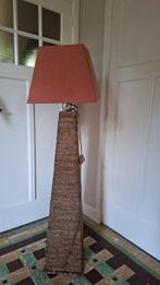 3 staande Birma rieten/ rotan lampen, Ophalen, Overige materialen, Vintage, Zo goed als nieuw