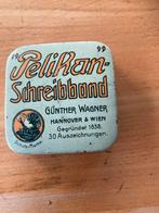 Vintage Pelikan Schreibband Blikken Doosje, Verzamelen, Blikken, Ophalen of Verzenden, Gebruikt, Overige, Overige merken