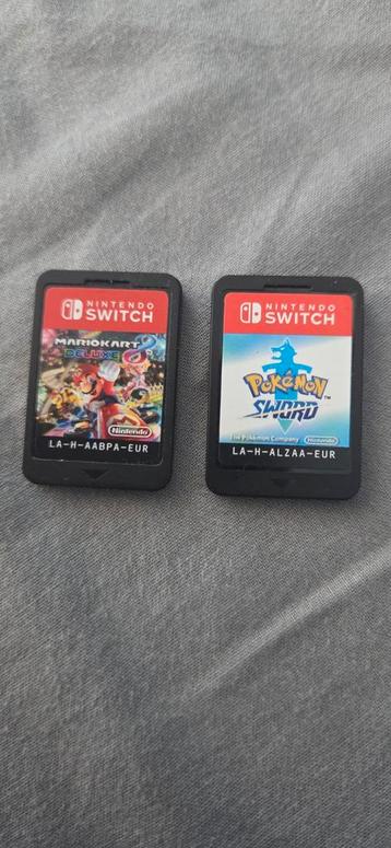 Mario Kart 8 Deluxe & Pokémon Sword - Nintendo Switch beschikbaar voor biedingen