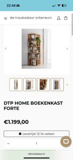 DTP Home Forte Boekenkast Teak Halfrond Round - Nieuwstaat!, Ophalen, Met plank(en), Nieuw, 50 tot 100 cm