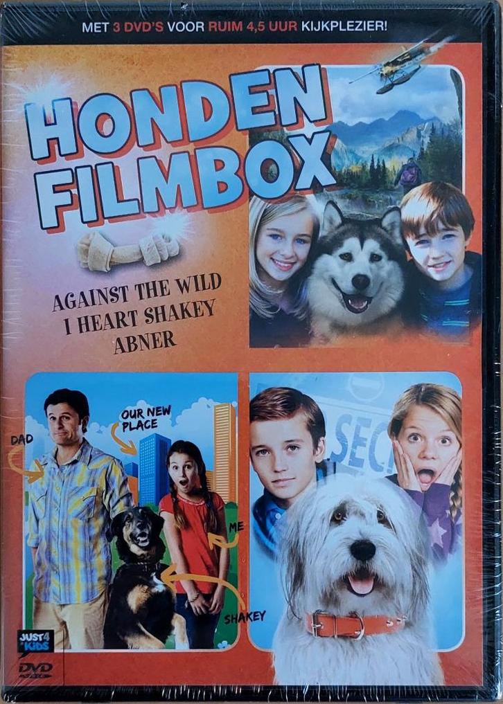 Honden filmbox 3 films (sealed), Cd's en Dvd's, Dvd's | Kinderen en Jeugd, Nieuw in verpakking, Film, Komedie, Alle leeftijden