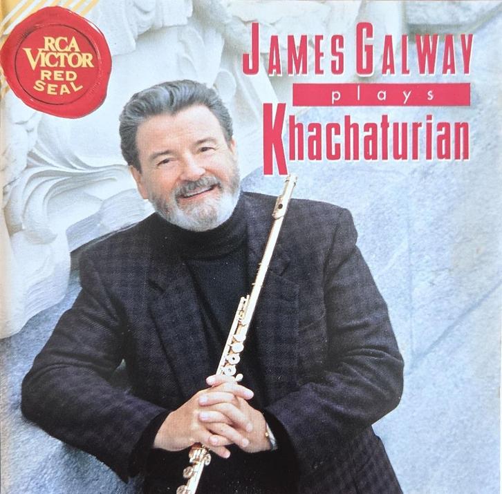 James Galway ‎– James Galway Plays Khachaturian = 7,99, Cd's en Dvd's, Cd's | Klassiek, Zo goed als nieuw, Ophalen of Verzenden