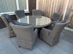 Prachtige 4 Seasons Outdoor wicker tuinset, Tuin en Terras, 6 zitplaatsen, Ophalen of Verzenden, Zo goed als nieuw, Wicker
