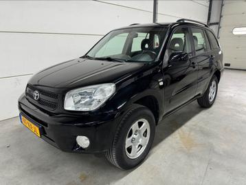 Toyota Rav4 2.0 5DR 4WD 2004 Zwart, NL Auto, NAP, Airco beschikbaar voor biedingen