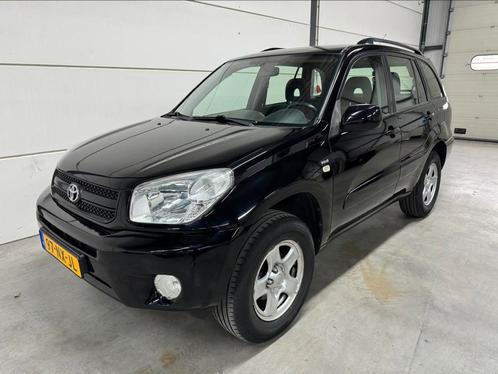 Toyota Rav4 2.0 5DR 4WD 2004 Zwart, NL Auto, NAP, Airco, Auto's, Toyota, Bedrijf, Te koop, Rav4, 4x4, ABS, Airbags, Airconditioning