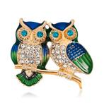 Broche uil, Sieraden, Tassen en Uiterlijk, Broches, Ophalen of Verzenden, Nieuw, Overige materialen