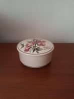 Villeroy & Boch dekseldoos met roze Lathyrus, Ophalen of Verzenden