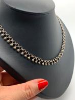 X414 Prachtige zilveren ketting noorse stijl, Sieraden, Tassen en Uiterlijk, Antieke sieraden, Ophalen of Verzenden, Zilver, Ketting