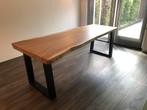 Boomstamtafel uit 1 stuk, Huis en Inrichting, Ophalen, 200 cm of meer, 50 tot 100 cm, Zo goed als nieuw