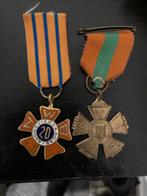 2 medailles, Ophalen of Verzenden, Overige materialen