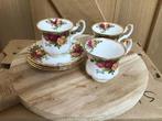 3 dames kop en schotel Old Country Rose, Ophalen