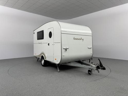 Hobby Beachy 420 UNIEK MODEL Zand Openslaande achterdeur, Caravans en Kamperen, Caravans, Bedrijf, tot en met 2, Overige, Hobby