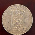 1 Gulden Wilhelmina 1892 - Zilver, 1 gulden, Zilver, Ophalen of Verzenden, Koningin Wilhelmina