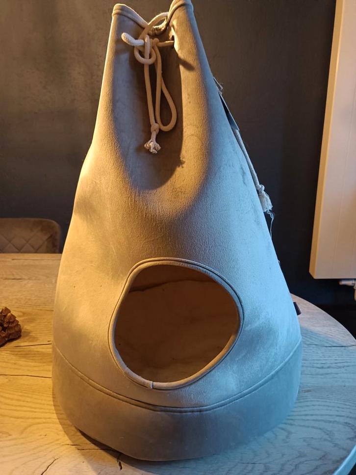 Zgan kattenmand /tas licht grijs, Dieren en Toebehoren, Kattenmanden, Zo goed als nieuw, Overige, Ophalen