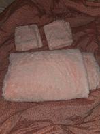 Zacht fluffy roze dekbedovertrek, Dekbedovertrek, Tweepersoons, Ophalen of Verzenden, Zo goed als nieuw