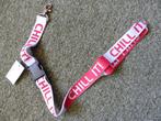 nieuw keycord keychain Chill it! Lanyard  Esprit Leeuwarden, Ophalen of Verzenden, Nieuw