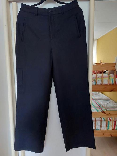 96% SCHEERWOLLEN PANTALON van STRENESSE BLUE in Maat 40, Kleding | Dames, Broeken en Pantalons, Zo goed als nieuw, Maat 38/40 (M)