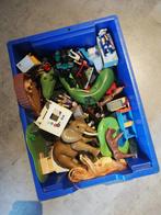 Krat playmobil met poppetjes en accessoires, Ophalen of Verzenden, Zo goed als nieuw, Los playmobil