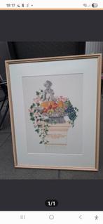Borduur stilleven portret in lijst, Ophalen, Zo goed als nieuw, Handborduren, Overige typen