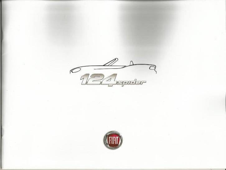 Fiat 124 Spider folders, Boeken, Auto's | Folders en Tijdschriften, Zo goed als nieuw, Overige merken, Ophalen of Verzenden