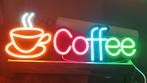 NEON COFFIE LAMP GROOT FORMAAT, Ophalen of Verzenden, Nieuw