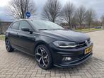 Volkswagen Polo 1.6 TDI 95pk 7-DSG 2018 Zwart R line, Auto's, Volkswagen, 1203 kg, Leder en Stof, Zwart, USB