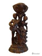 Italiaanse vintage barok beeld man vrouw antiek bloempot, Antiek en Kunst, Kunst | Beelden en Houtsnijwerken, Ophalen of Verzenden