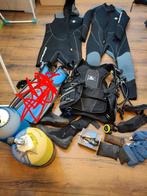 Duikset / Duikspullen te koop, Watersport en Boten, Duiken, Ophalen, Zo goed als nieuw, Duikpak