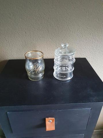 RM stapelpot en windlichtje stoer landelijk  beschikbaar voor biedingen