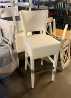 5 stuks café, mancave barkrukken Lisa wit, nieuw, Ophalen, 5 krukken of meer, Met voetsteun, 60 tot 90 cm