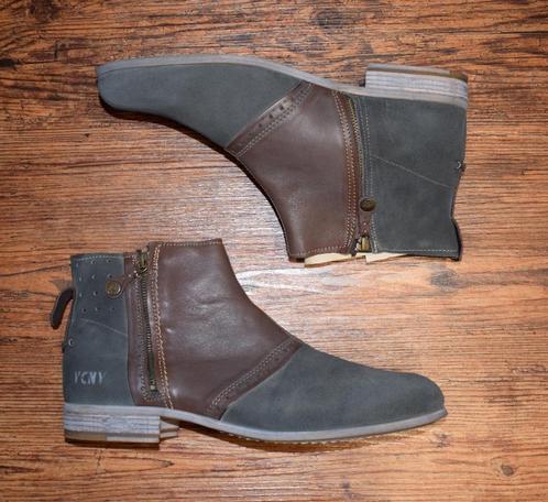 YELLOW CAB - leren enkelboots Tanner antraciet - maat 45, Kleding | Heren, Schoenen, Nieuw, Boots, Overige kleuren, Ophalen of Verzenden