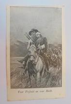 "Voor Vrijheid en voor Recht". Cowboys te paard met gewonde., Verzamelen, Ansichtkaarten | Nederland, Verzenden, Voor 1920, Ongelopen