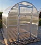 TOP KAS–Tunnelkas CLASSIC SLIM 2x6m,6 mm polycarbonaat,, Verzenden, Polycarbonaat, Nieuw, Staal