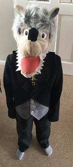 Prachtig (kinder) kostuum “boze” wolf. Maat 122/128, Ophalen of Verzenden, Zo goed als nieuw, Bovenkleding