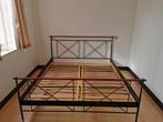 tweepersoons bed, 140 cm, Zo goed als nieuw, Hout, Ophalen