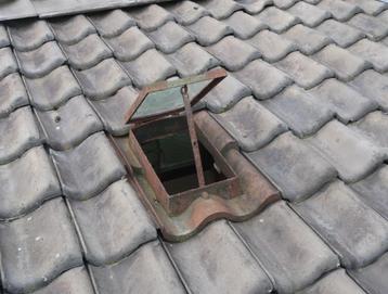 Dakpannen veranda incl. brocante 4-pans dakraam gietijzer beschikbaar voor biedingen