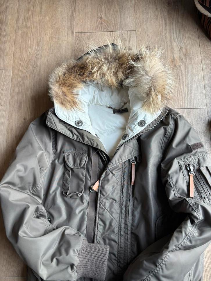 Originele Moscow heren winterjas XL, Kleding | Heren, Jassen | Winter, Zo goed als nieuw, Maat 56/58 (XL), Groen, Ophalen of Verzenden