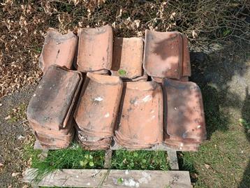 Oud Hollandse dakpannen terracotta, rood. beschikbaar voor biedingen