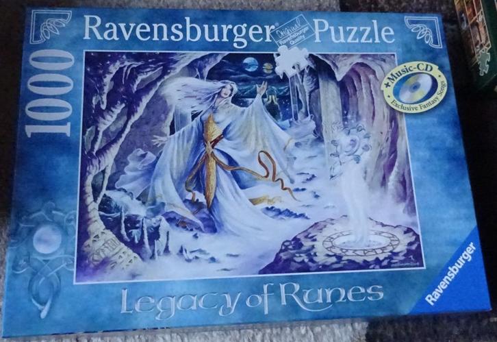 Legpuzzel Ravensburger – 1000 stukjes – Nevelzangeres, Hobby en Vrije tijd, Denksport en Puzzels, Zo goed als nieuw, Legpuzzel