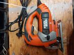 Decoupeerzaag Black en DECKER 600W, Doe-het-zelf en Verbouw, Gereedschap | Zaagmachines, Ophalen, Gebruikt, Decoupeerzaag, 30 tot 70 mm