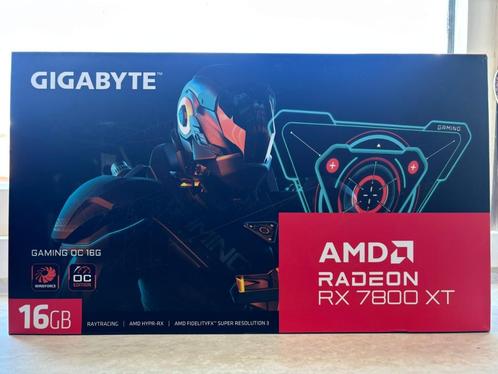 AMD RX 7800 XT Gigabyte, Computers en Software, Videokaarten, Zo goed als nieuw, AMD, PCI-Express 4.0, GDDR6, HDMI, DisplayPort