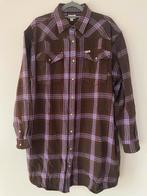 Wranger oversized jurk lila bruin mt S, Kleding | Dames, Jurken, Bruin, Zo goed als nieuw, Knielengte, Maat 36 (S)