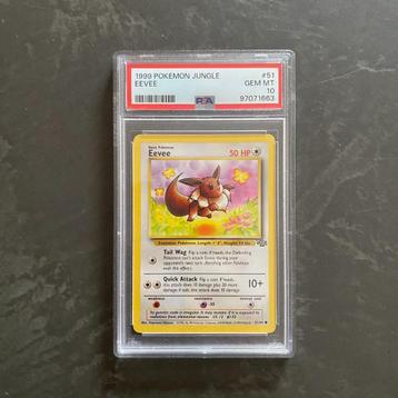 Pokemon Jungle #51 Eevee PSA 10 beschikbaar voor biedingen