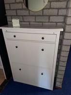 HEMNES Schoenenkast 2 vakken, wit., Ophalen, Zo goed als nieuw, Schoenenkast
