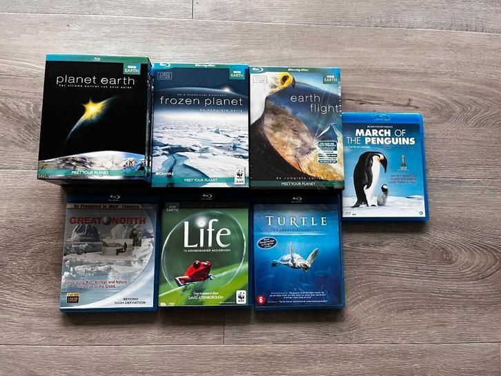 7x Bluray Blu-ray Natuur Documentaire o.a. BBC- Nette staat, Cd's en Dvd's, Blu-ray, Zo goed als nieuw, Documentaire en Educatief