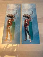 Twee Kaart D.L.F. Bijeenkomst 1986 Don Lawrence gesigneerd, Boeken, Meerdere stripboeken, Ophalen of Verzenden, Gelezen