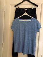 zacht sky blue T-shirt Closed mt M katoen/polyester, Blauw, Closed, Zo goed als nieuw, Korte mouw