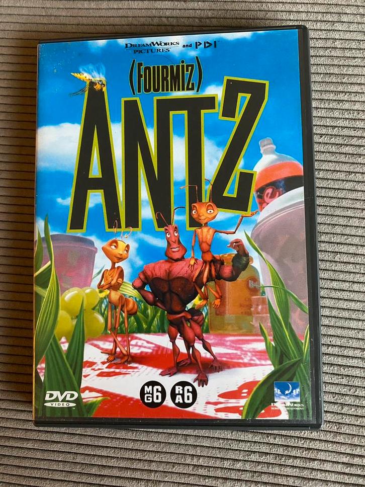Dvd- ANTZ, Cd's en Dvd's, Dvd's | Tekenfilms en Animatie, Zo goed als nieuw, Amerikaans, Ophalen of Verzenden